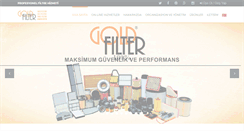 Desktop Screenshot of goldfilter.com.tr